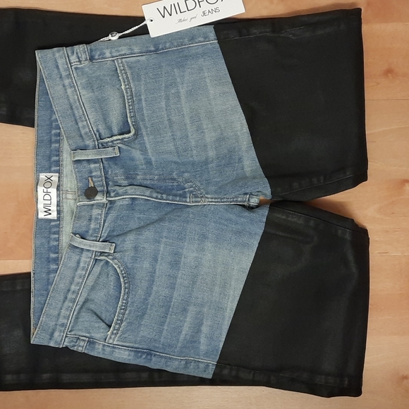 🥳HPx2🥳 NWT, Wildfox The Marianne Mid-Rise in Poetry Jeans - Picture 7 of 15